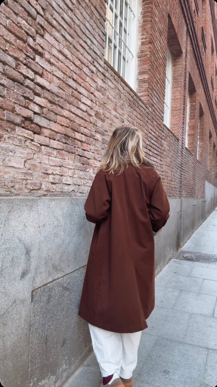 Gabardina Regueras chocolate