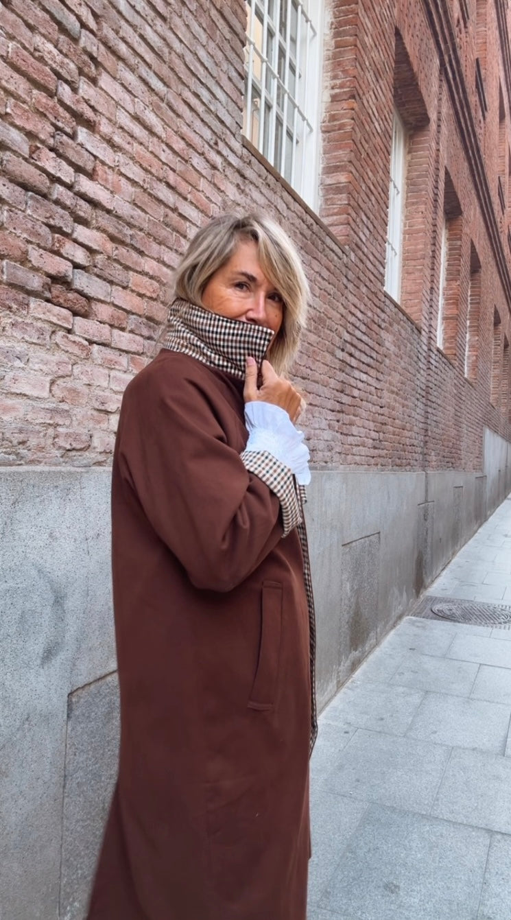 Gabardina Regueras chocolate