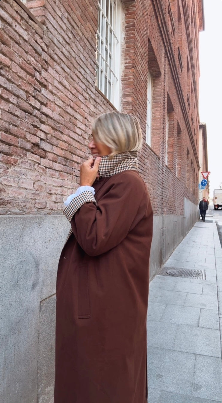 Gabardina Regueras chocolate