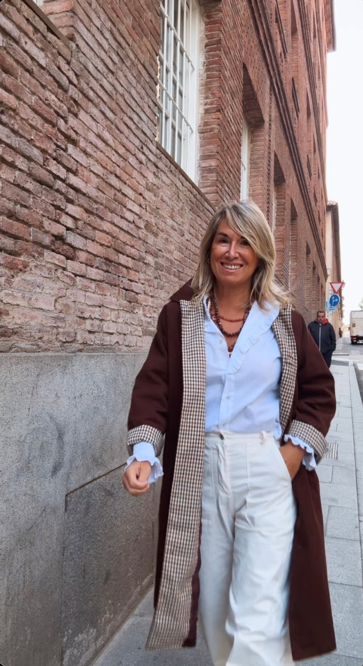 Gabardina Regueras chocolate