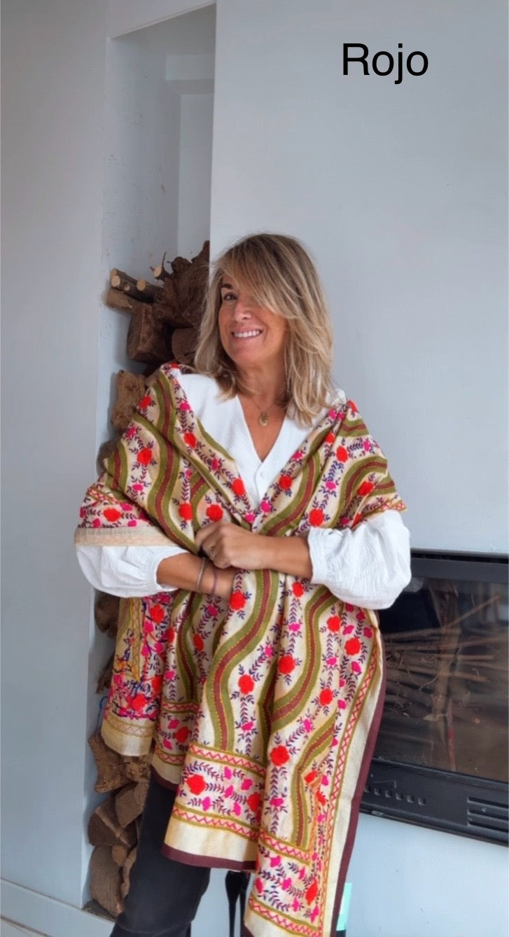 Pañuelo Fiore mustard