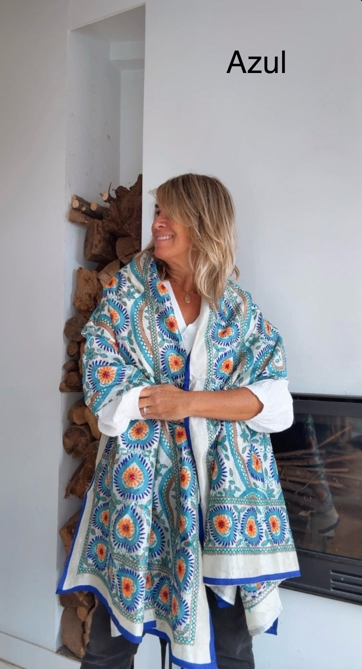 Pañuelo Lumière azul