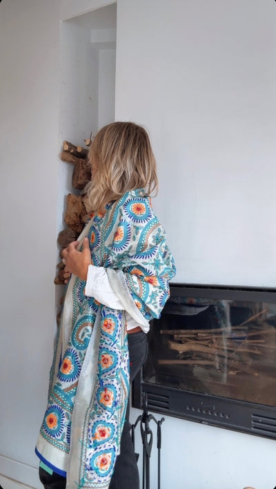 Pañuelo Lumière azul