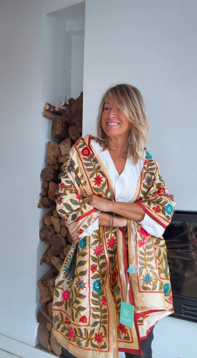 Pañuelo Fiore hojas