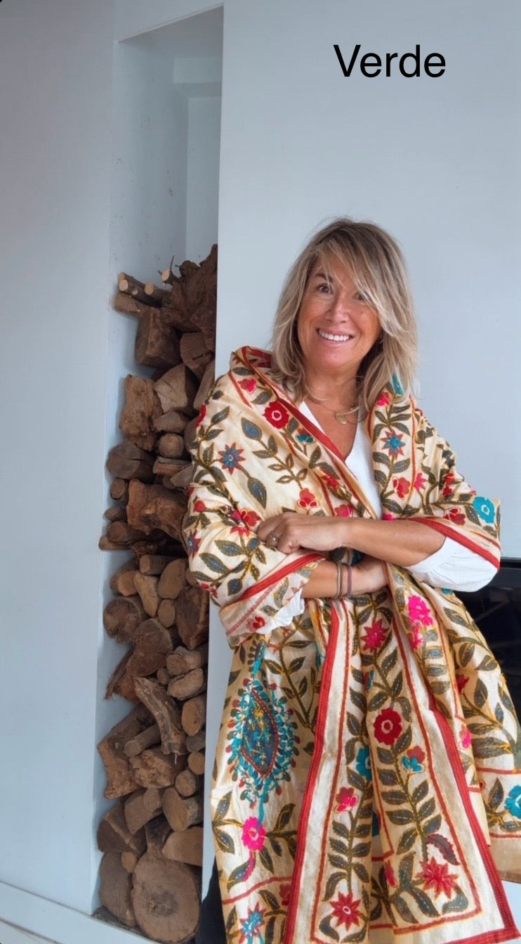 Pañuelo Fiore hojas