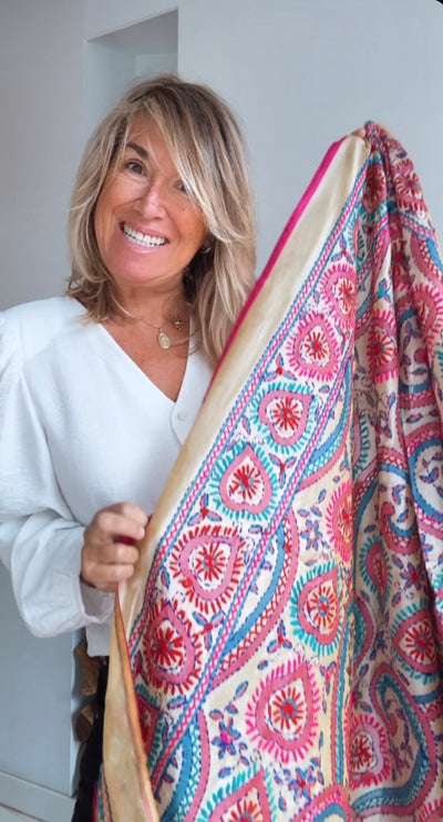 Pañuelo Lumière rosa