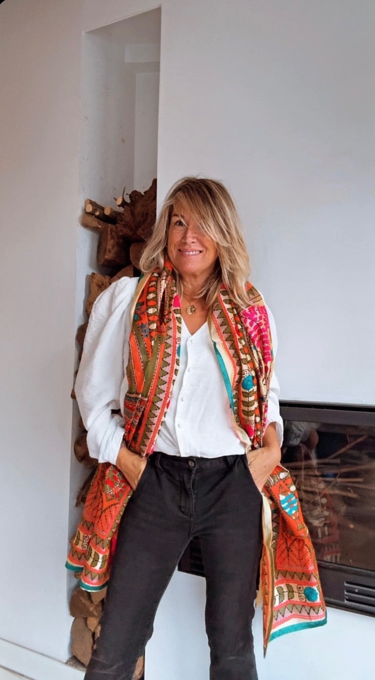 Pañuelo Lumière naranja