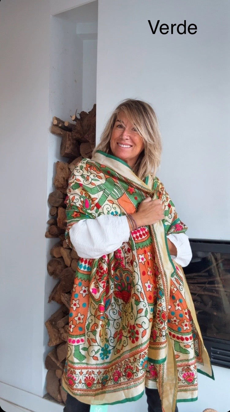 Pañuelo Fiore verde