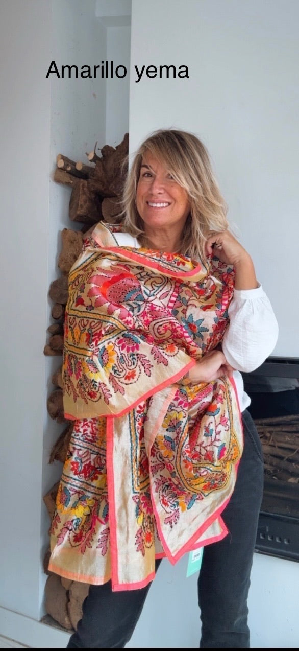 Pañuelo Lumière yema