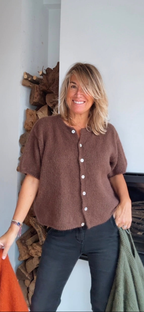 Chaqueta Évora marrón