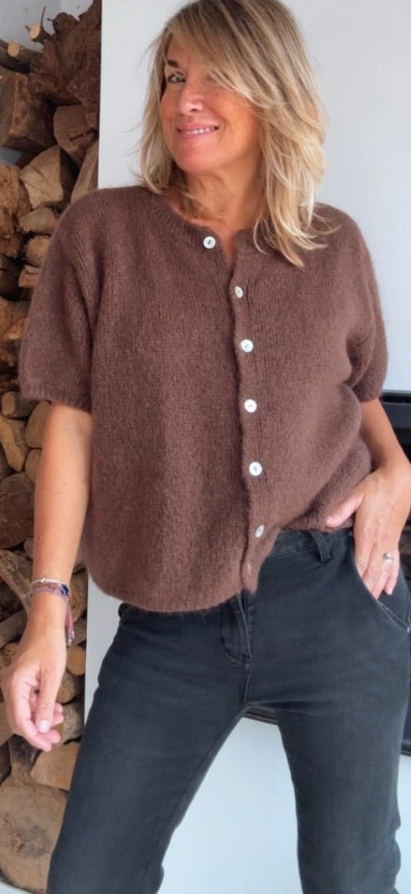 Chaqueta Évora marrón