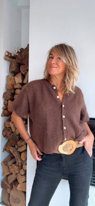 Chaqueta Évora marrón