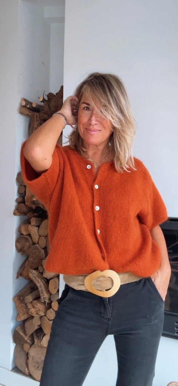 Chaqueta Évora teja