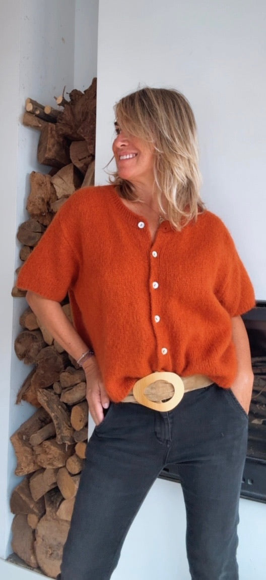 Chaqueta Évora teja