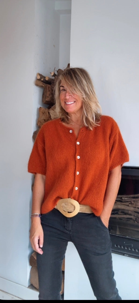 Chaqueta Évora teja