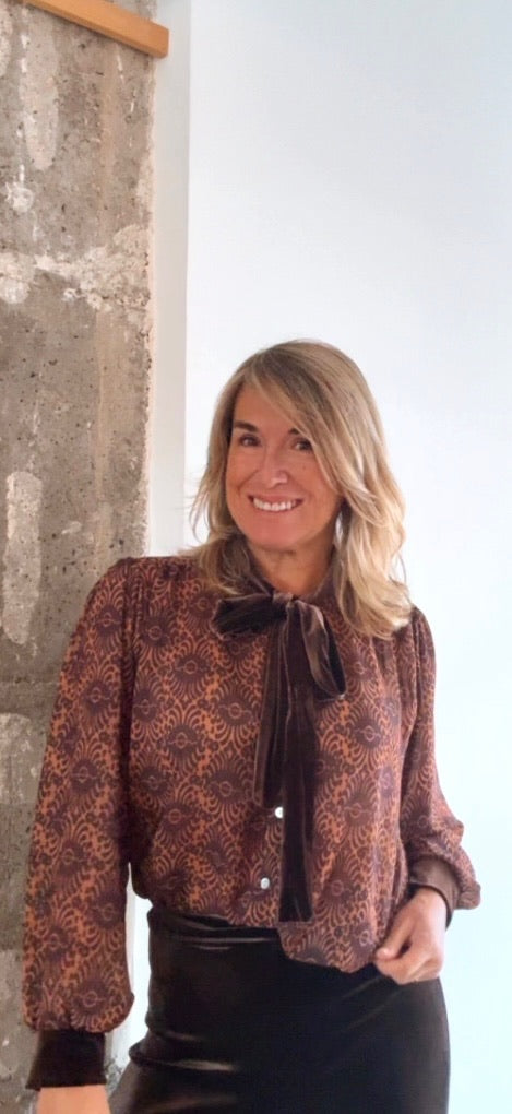 Blusa Lisboa marrón