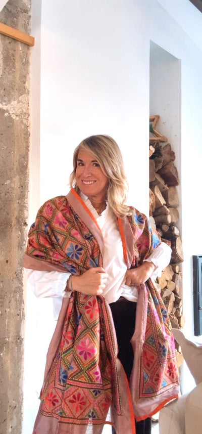 Pañuelo Lumière naranja