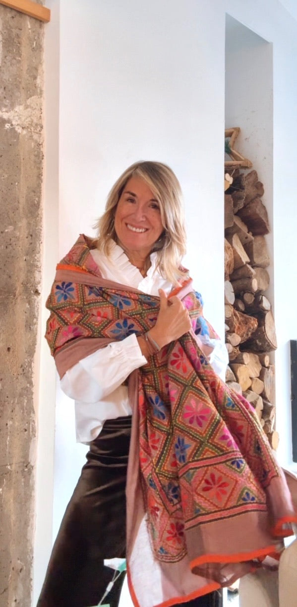 Pañuelo Lumière naranja