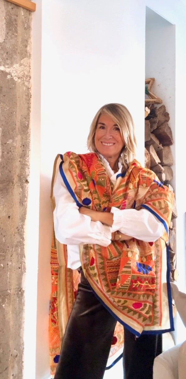 Pañuelo Fiore marino