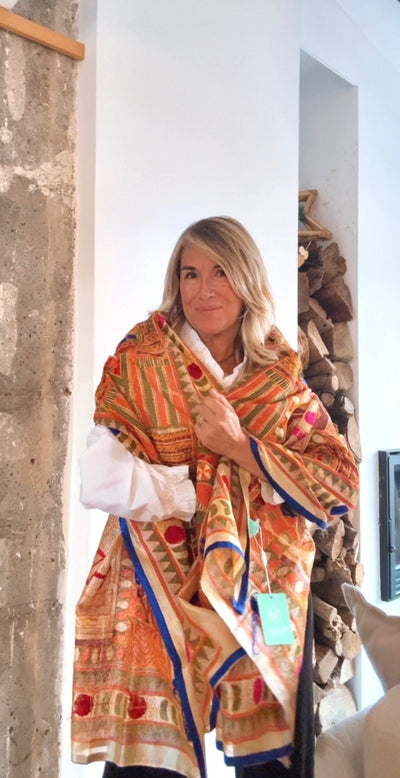 Pañuelo Fiore marino