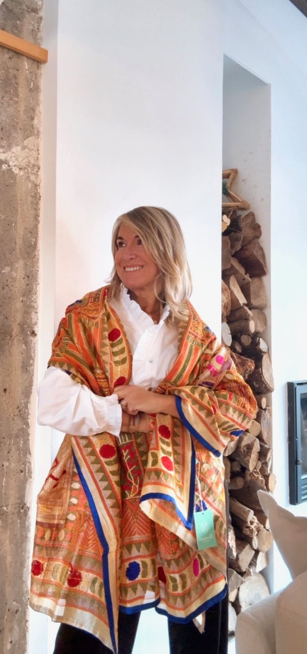 Pañuelo Fiore marino