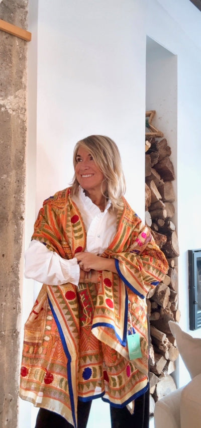 Pañuelo Fiore marino