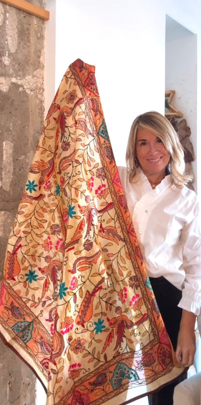 Pañuelo Lumière ocre