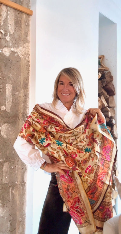 Pañuelo Lumière ocre