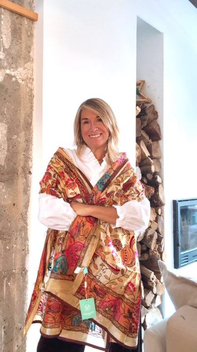 Pañuelo Lumière ocre