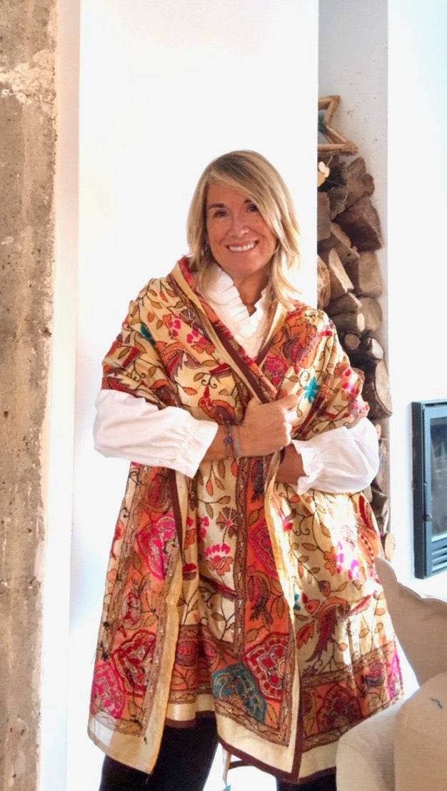 Pañuelo Lumière ocre