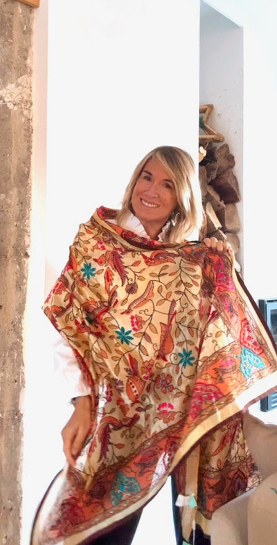 Pañuelo Lumière ocre