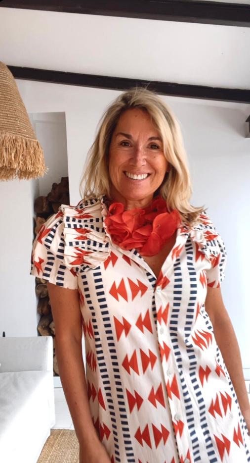 Vestido hamptons marino