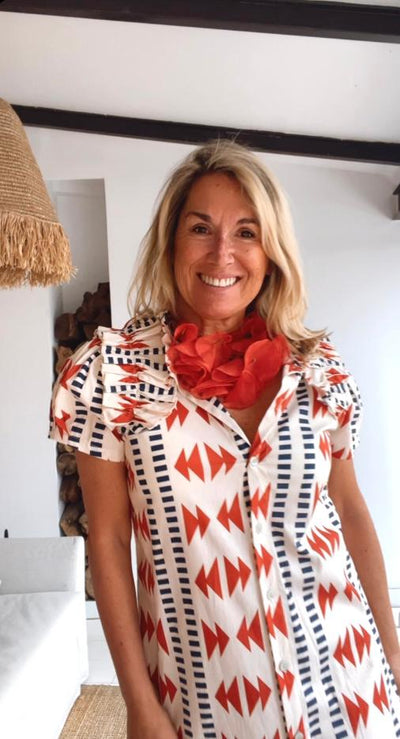 Vestido hamptons marino