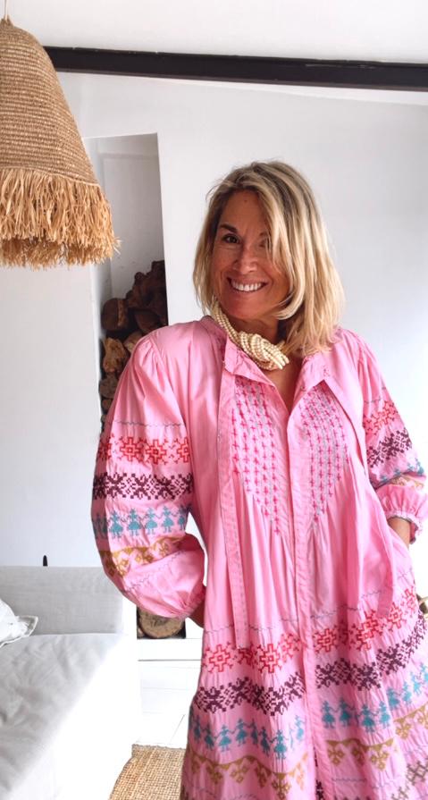Vestido Sicilia rosa