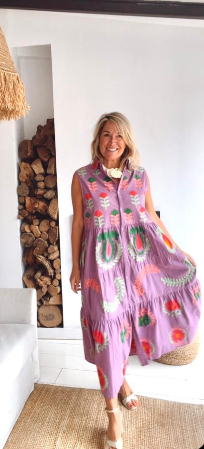Vestido María  lila