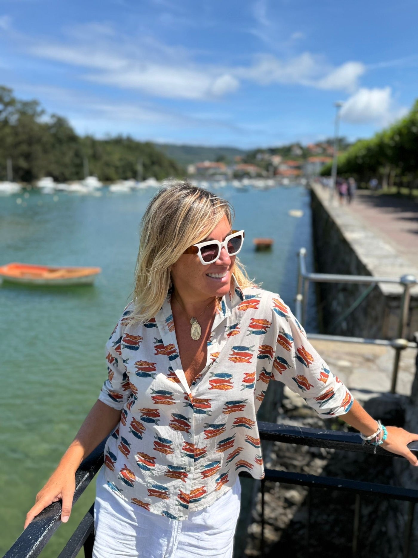 Camisa Petra peces