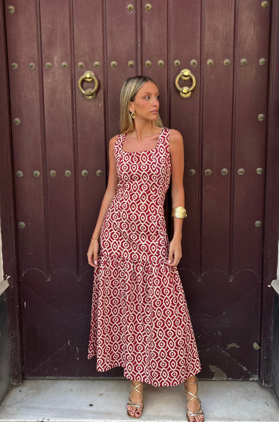 Vestido Terracota