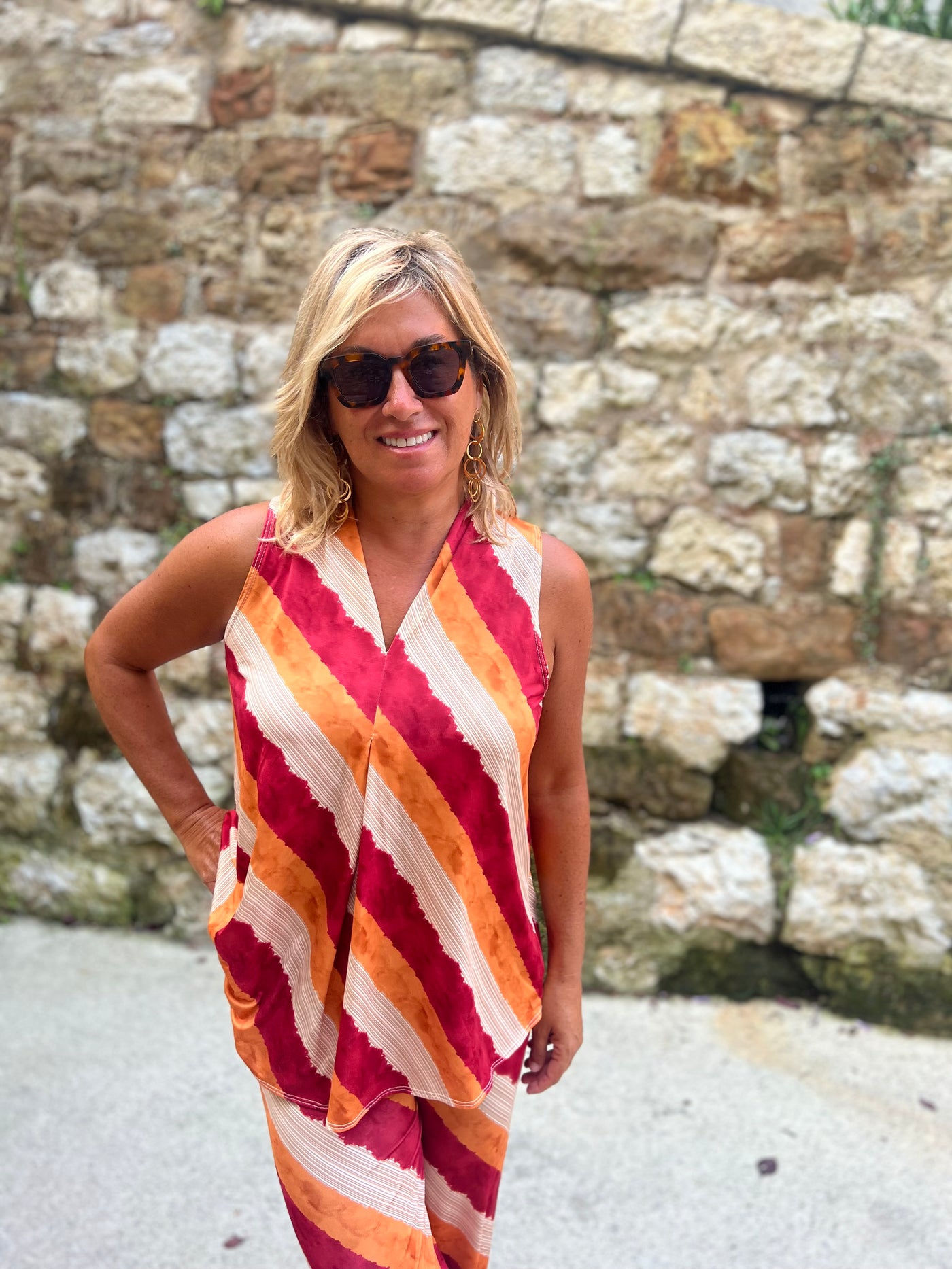 Blusa Jimena teja