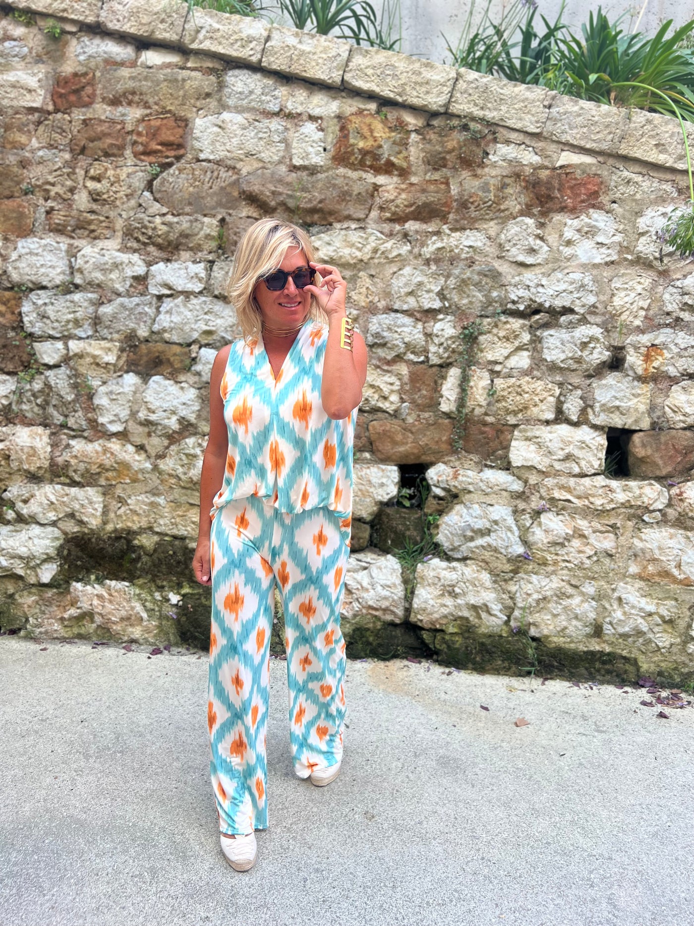 Pantalón Andrea Turquoise