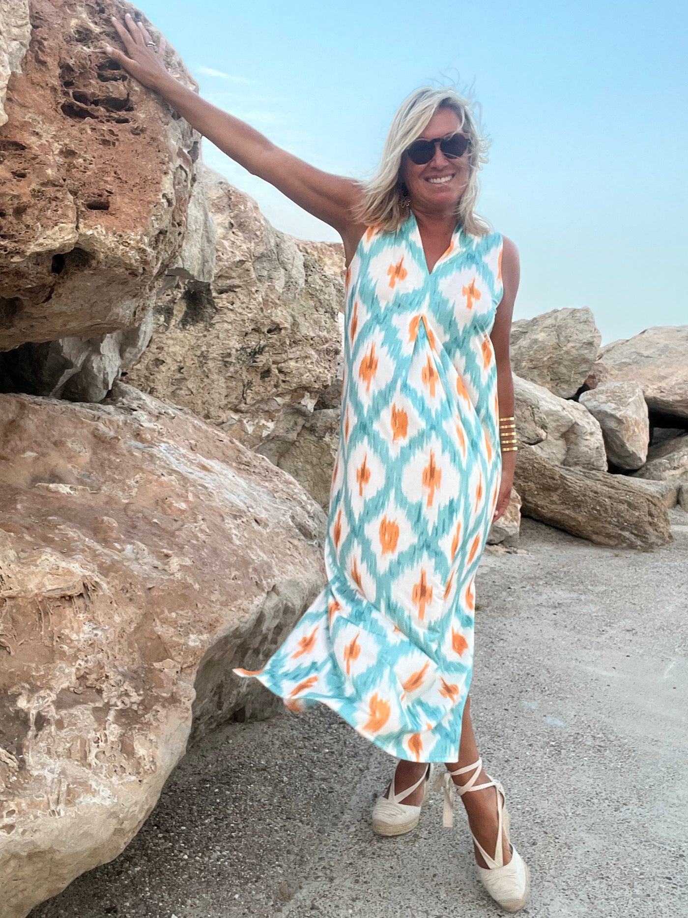 Vestido Andrea Turquoise