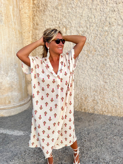 Kaftán Conil rosa
