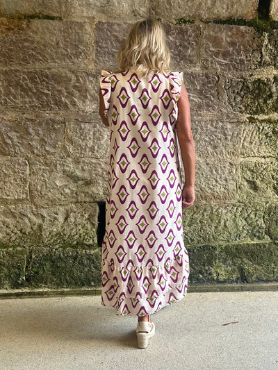 Vestido Santillana Orquid