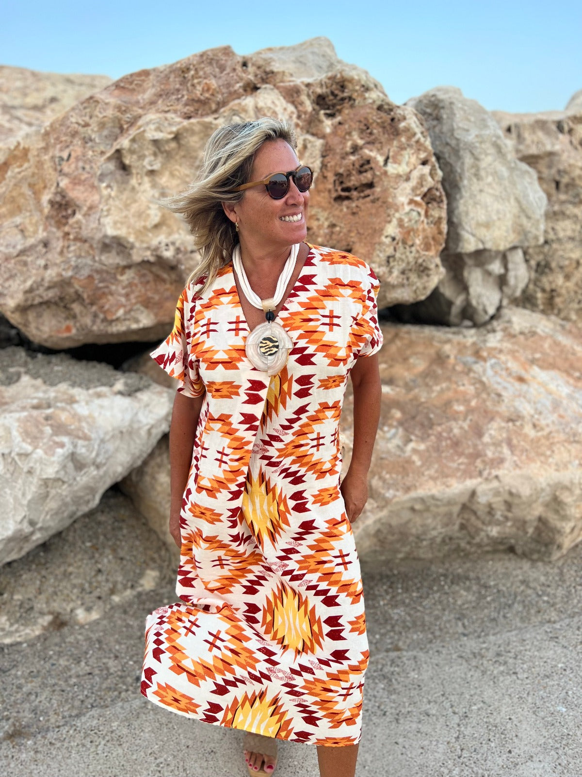 Kaftán Tarifa Naranja