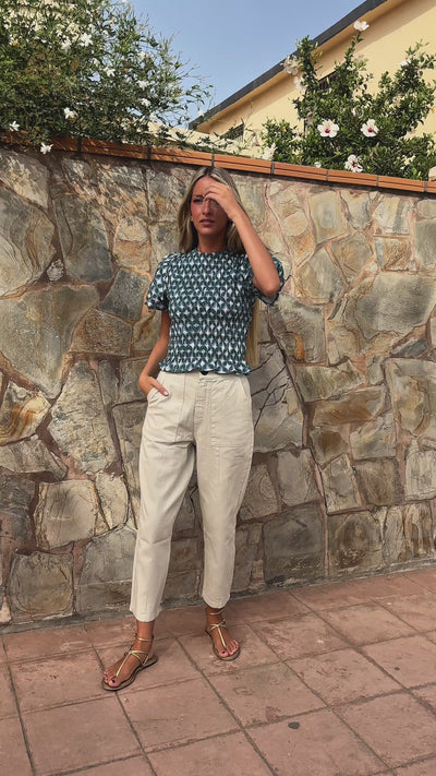 Camisa Potes azul