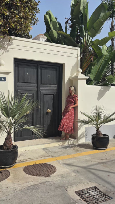 Vestido Reinosa naranja