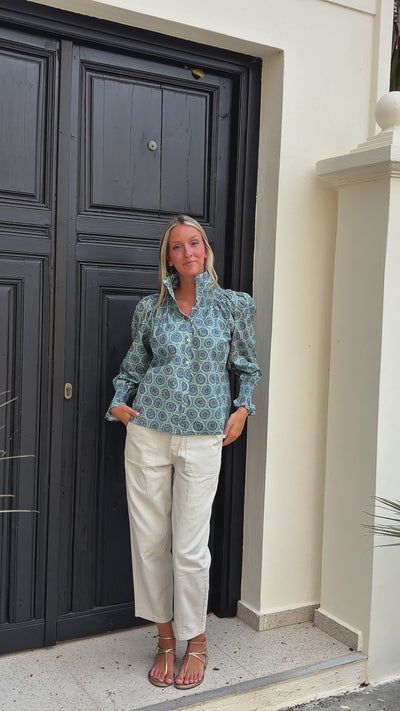 Blusa Novales azul
