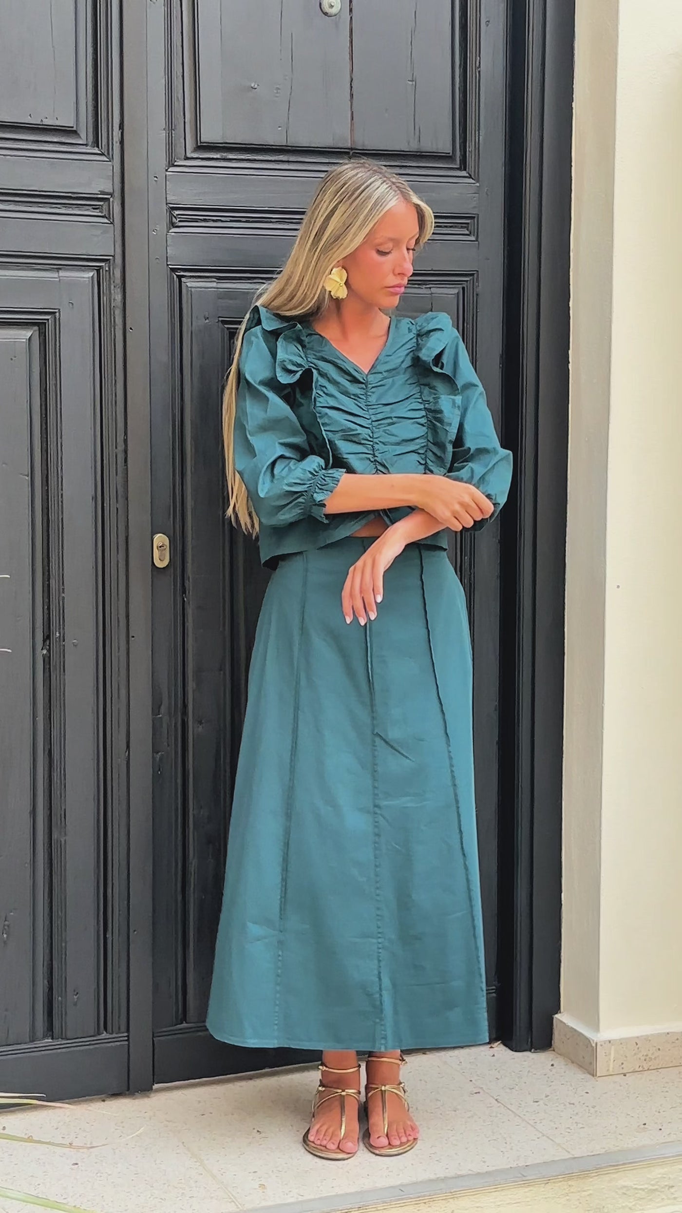 Blusa Torrelavega azul
