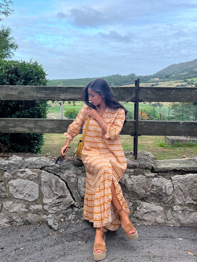Vestido Valeria Mustard