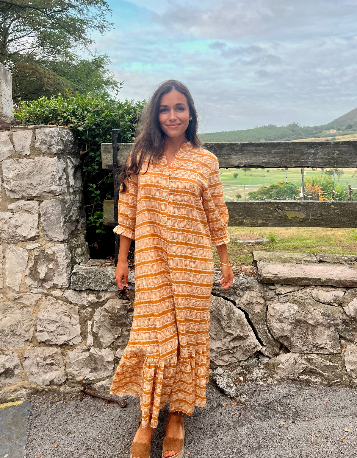 Vestido Valeria Mustard