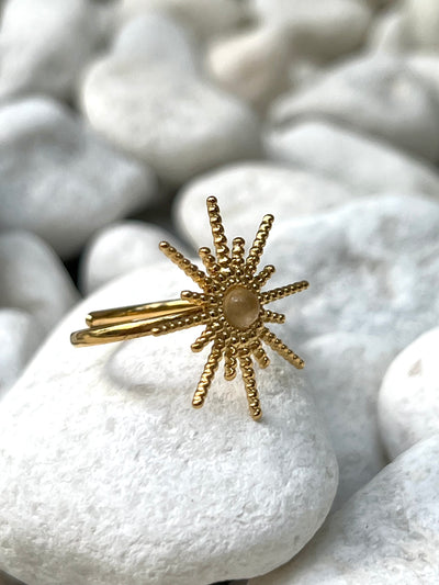 Anillo Komorebi Dorado
